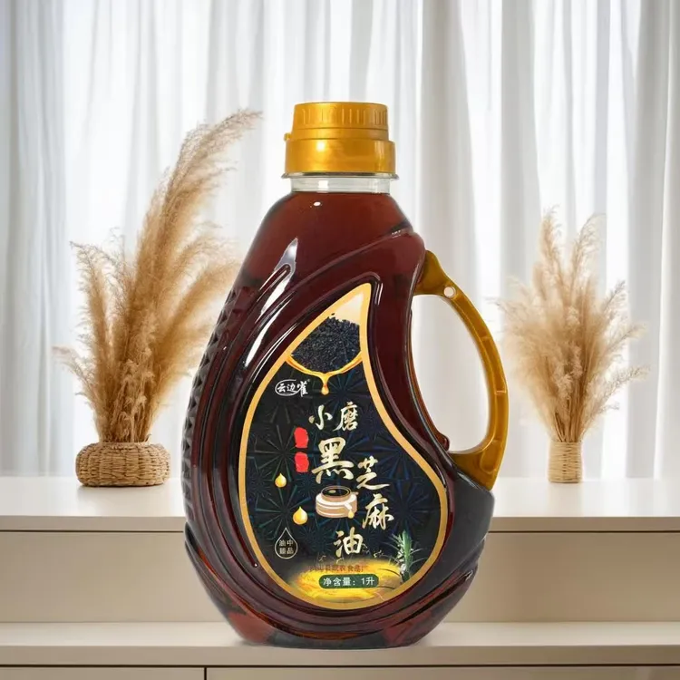 云边雀;纯正小磨黑芝麻油香油100%优质芝麻传统工艺营养丰富