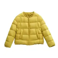 【宿慕SUMU】针织圆领薄款羽绒服女2025冬季新款保暖90鸭绒外套2501