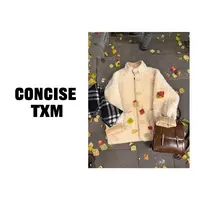 【唐小木】双面穿毛毛外套 冬季新款保暖羊毛外套 M1211