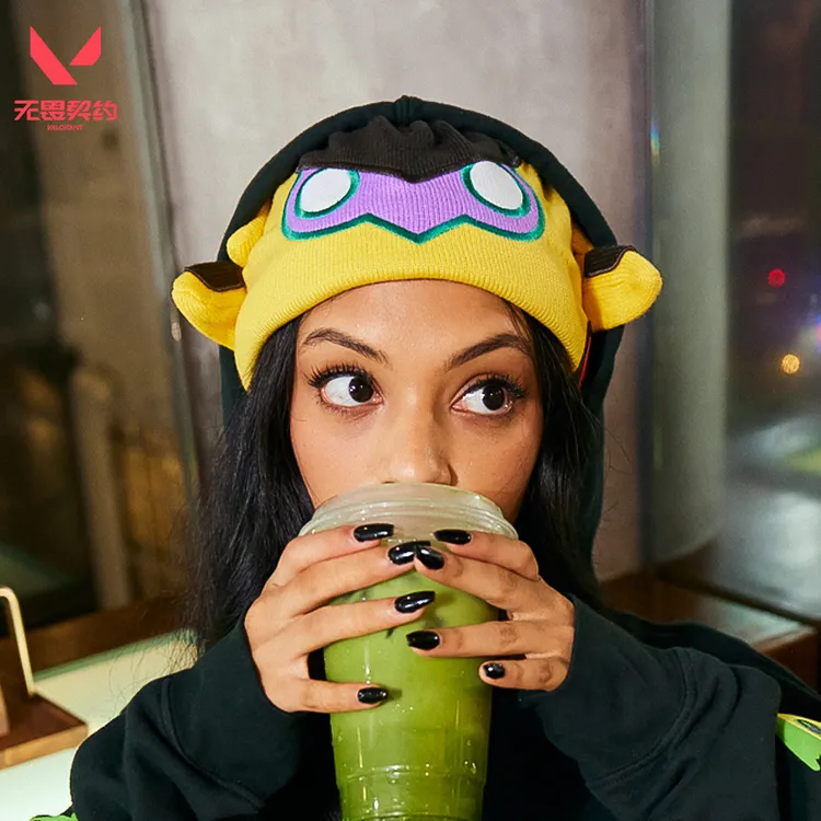 Valorant无畏契约瓦罗兰特 皮蛋毛线帽帽子可爱男女游戏周边