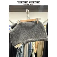 TeenieWeenie小熊帽子女2025秋冬新款女装TTAC25FT02W