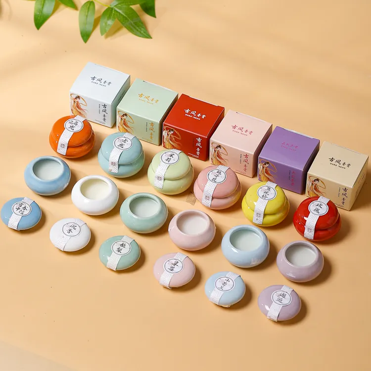 国风香体膏固态香膏手工国潮草本持久固体香膏清新淡雅香膏学生党
