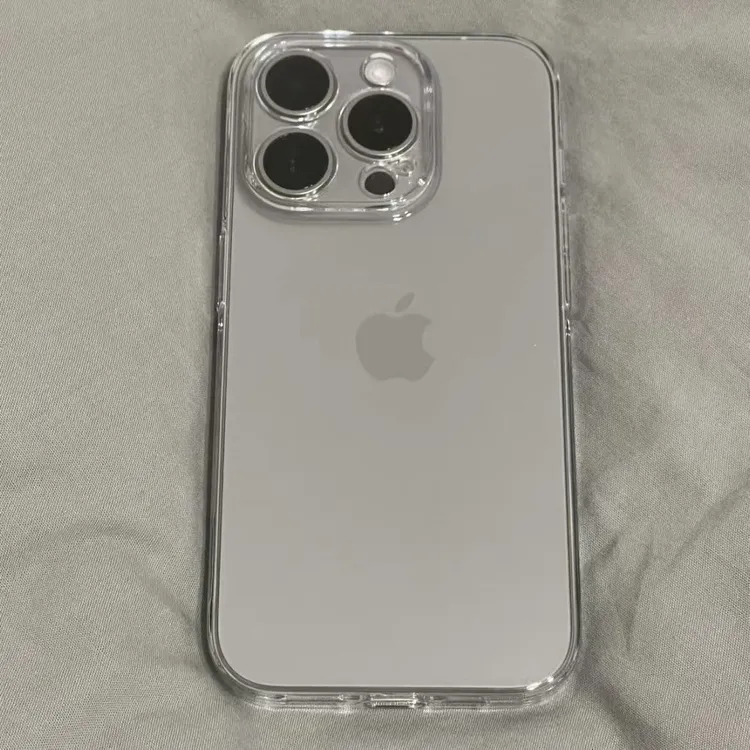 简约透明高级软壳适用苹果16promax手机壳iPhone15全包爆款12薄款