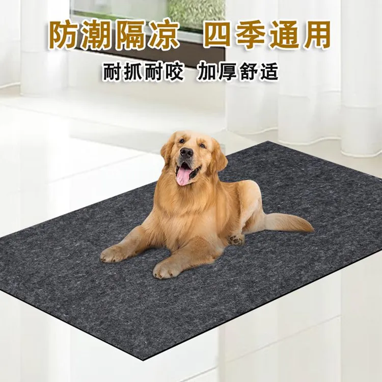 宠物睡觉地垫四季通用萌宠垫子防撕咬反复清洗超厚大型狗笼子垫板