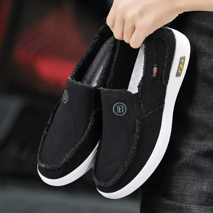 休闲绣花防滑百搭夏季薄款单鞋帆布鞋低帮时尚潮流透气通用老北京