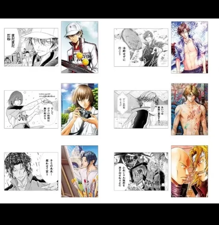 网球王子完结纪念画板原画明信片透卡贴纸台历日历jumpsq卡牌盲盒