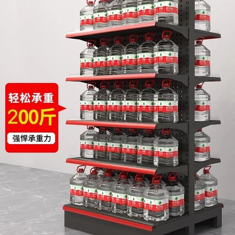 超市货架展示架便利店多功能零食置物架双面超市货架批发厂家直销