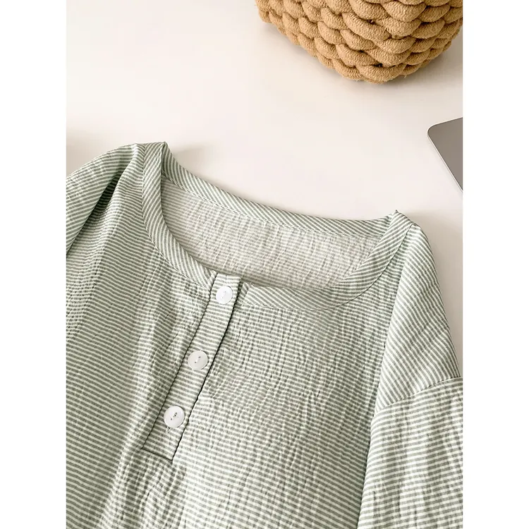 甜美少女云朵棉长袖带胸垫女睡衣春秋新款可外穿家居服套装