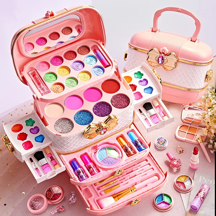 儿童化妆品套装玩具彩妆盒3-6岁12公主宝宝玩具女孩生日礼物