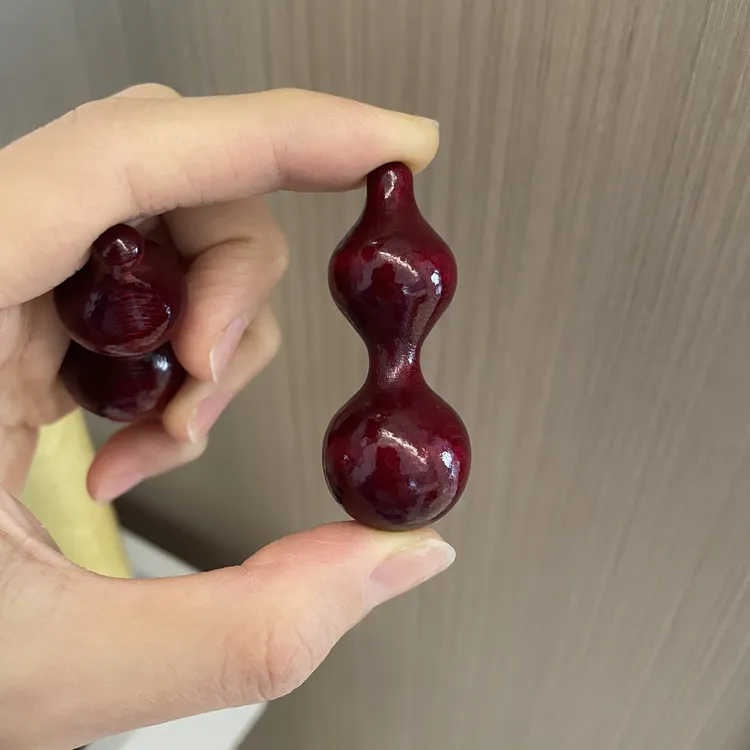 高级紫绕指柔葫芦枫木学习手捻手把件小葫芦盘玩创意摆件解闷玩具