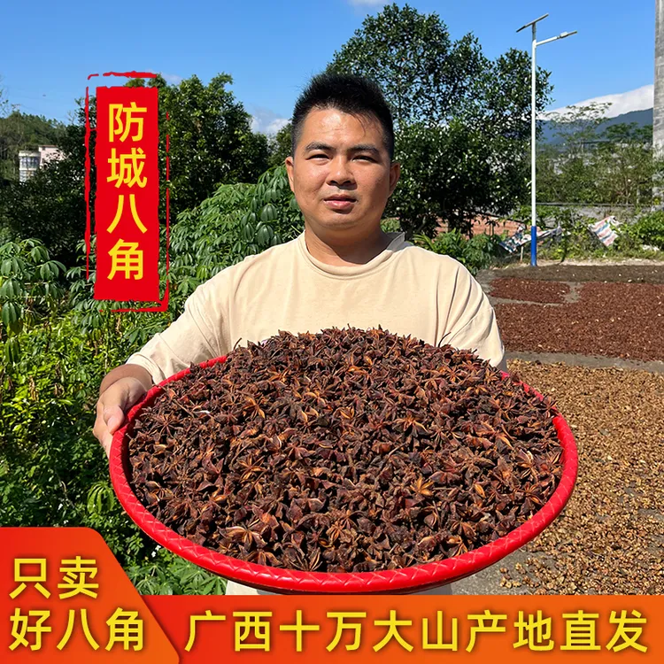 优质大红八角广西产地农家大茴香足干颗粒无硫浓郁大料香味增香