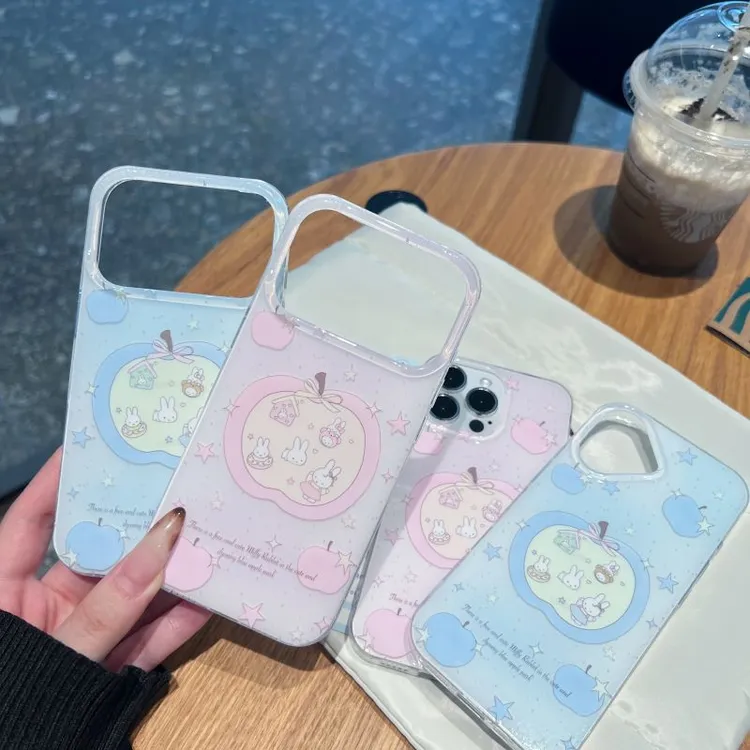 365K蓝苹果兔适用苹果iphone小米15pro防摔vivo华为oppo手机壳女