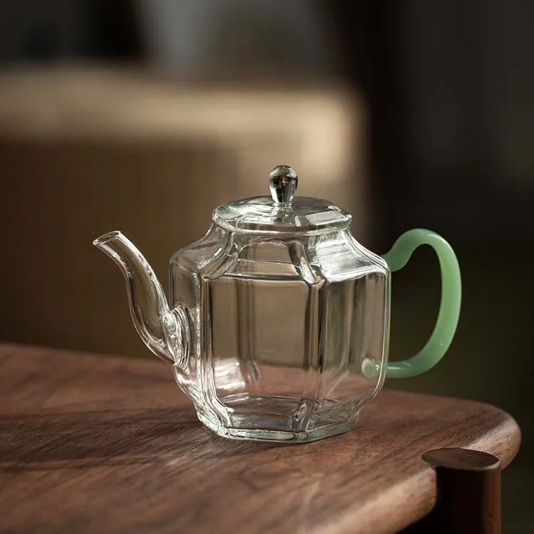 泡茶专用小茶壶家用功夫茶具日式玻璃泡茶壶中式纯手工大容量泡壶