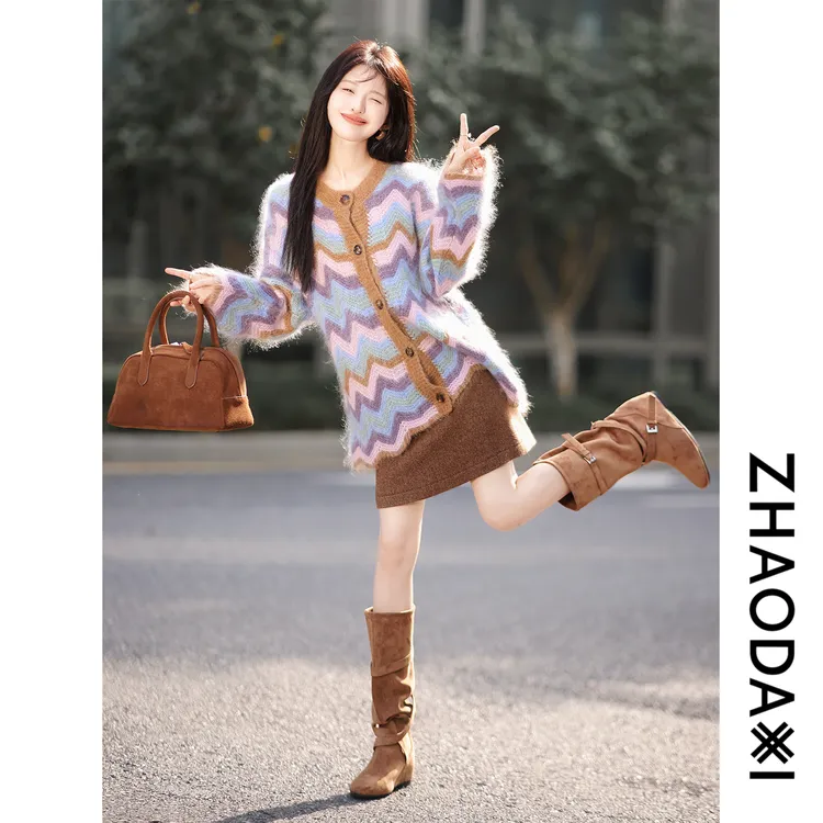 【赵大喜】 焦糖可可半裙 | 高腰/A字版型 显瘦显腿长