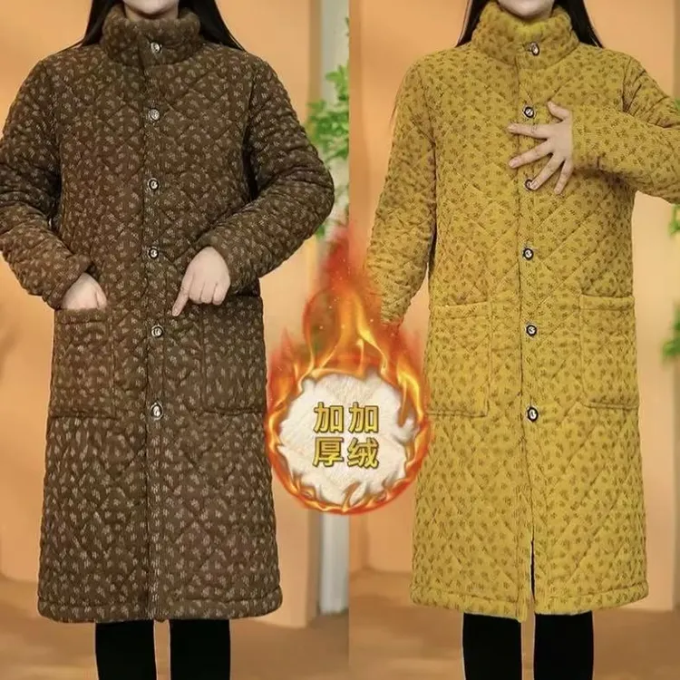 2026新品加绒加厚气质保暖小棉衣外套