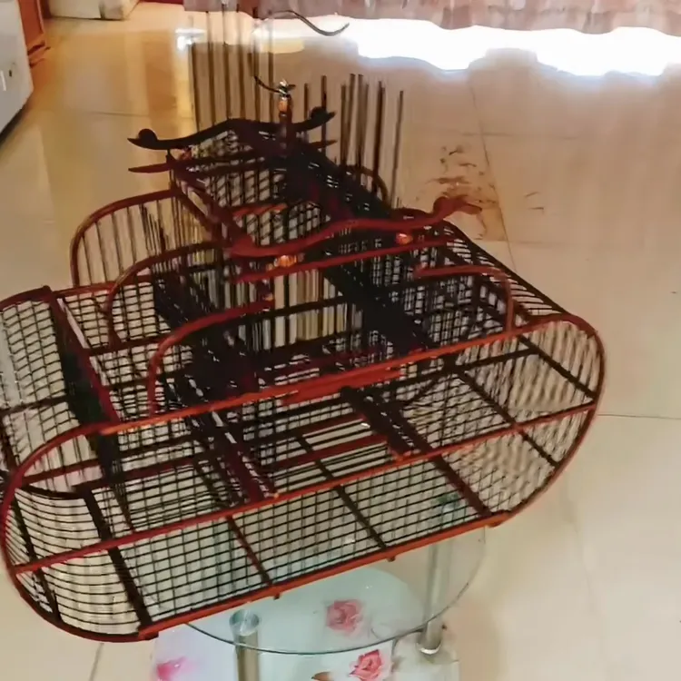 自动翻转坦克滚笼适合黄鸟贝子金翅麻料苏鸟长58宽24高38丝距1.2