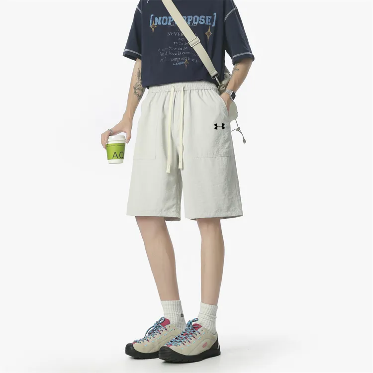 一折专区丨男士夏季速干休闲运动短裤阔腿宽松薄款透气潮流直筒裤