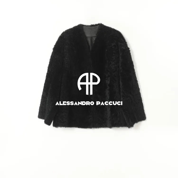 AP洛哥54156CM【限量黑标】西班牙进口Lacon teddy皮毛一体冬季女装