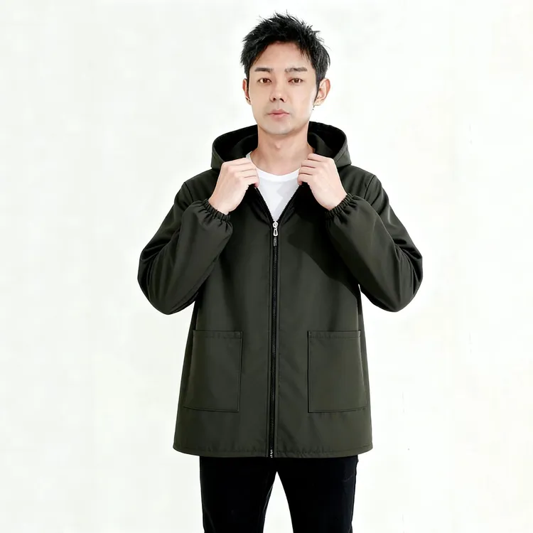 罩衣厂服短款大褂工作服男女耐脏搬运外套防尘加厚防水劳保服护衣