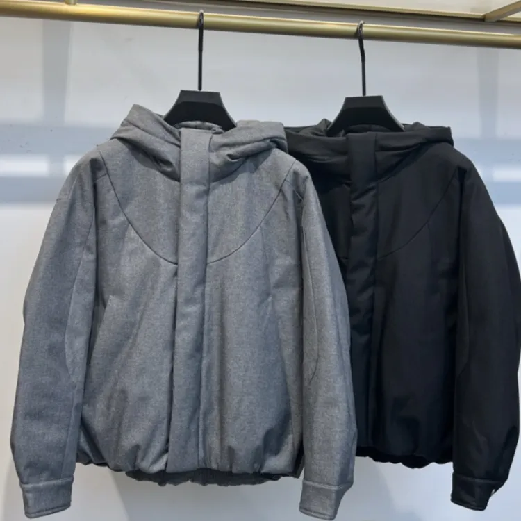 男士25106短款连帽加厚保暖潮牌羽绒服丹姐推荐