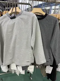 LXL-  88105  高货工艺条纹长袖T恤