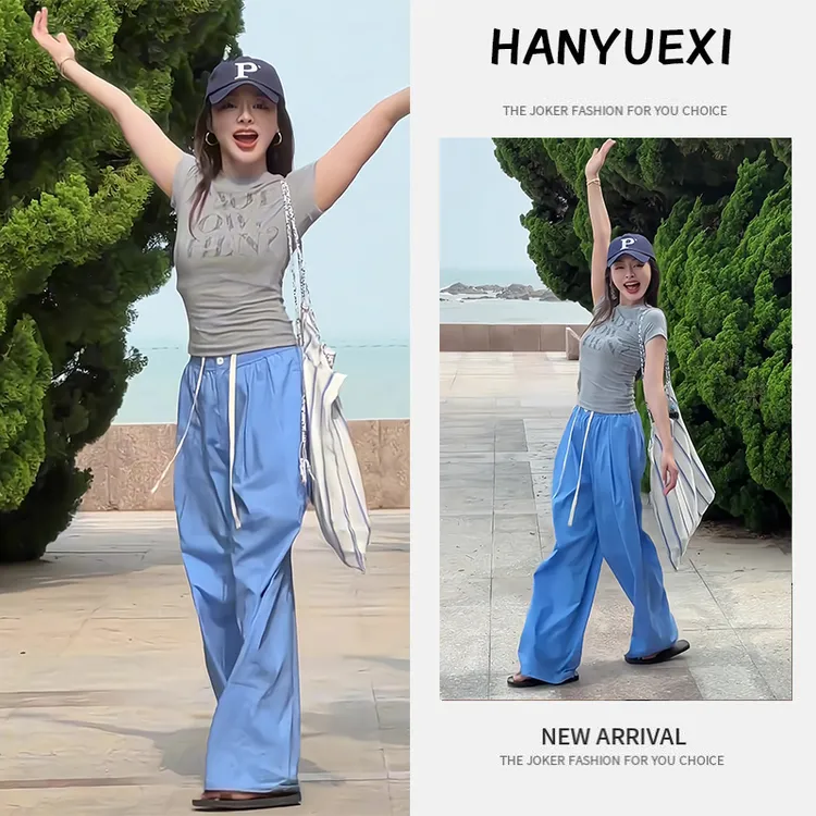 夏季一整套女装2025年新款韩版时尚气质减龄短袖上衣休闲裤两件套