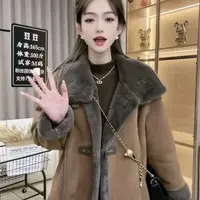 女常规款秋季直下摆圆领短外套美拉德翻领街头风【A区】1634 A30-2
