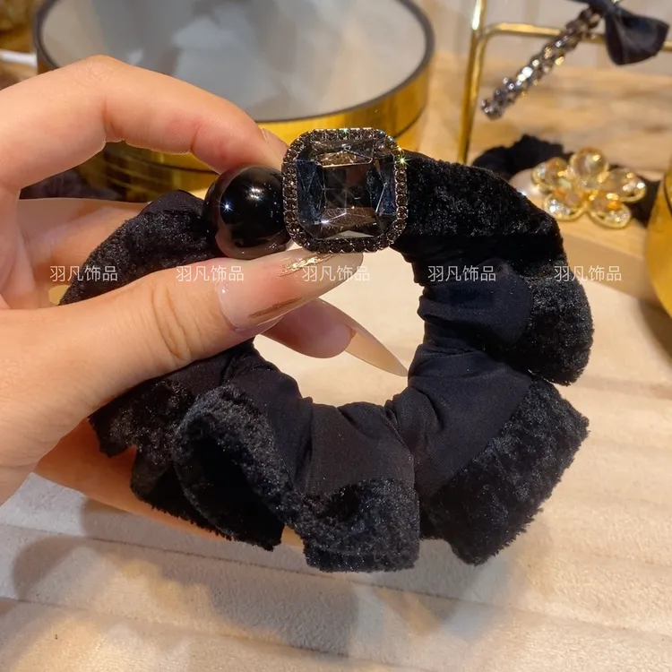 羽凡2630原创设计甜美风日韩女发绳发圈头饰法式气质简约轻奢头绳