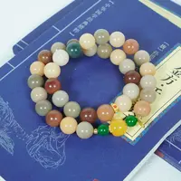 【中国徐州博物馆联名款】原生态多宝菩提根12MM圆珠双圈手串设计款