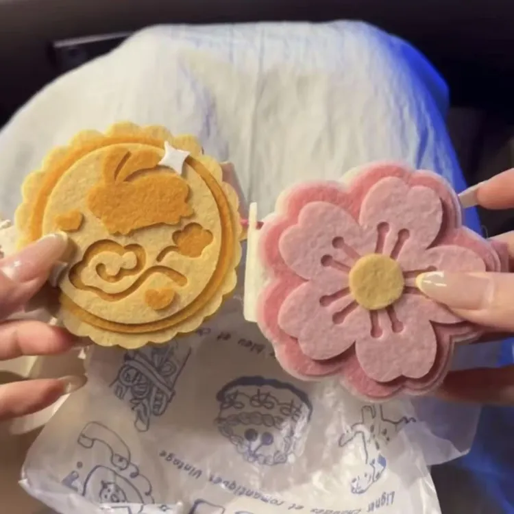 中秋节diy玉兔樱花月饼材料包不织布相册照片收纳送闺蜜情侣礼物