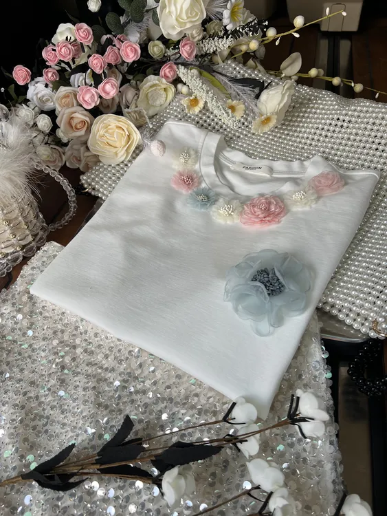 【梦境】南油轻奢欧货重工时尚T恤2025春夏新品