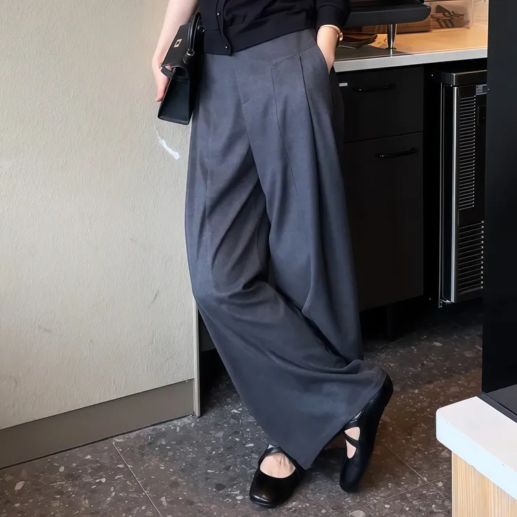 【封神裤】Mayya Plus麦芽定制流光风百搭显瘦休闲直筒裤子32537171