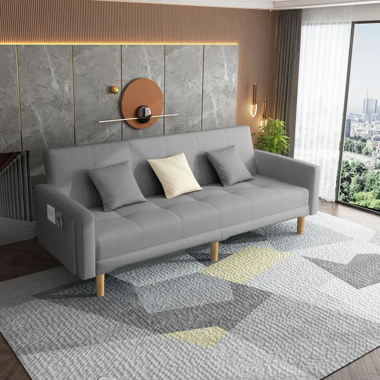 2025新款北欧沙发多功能客厅小户型沙发床折叠两用出租房卧室沙发