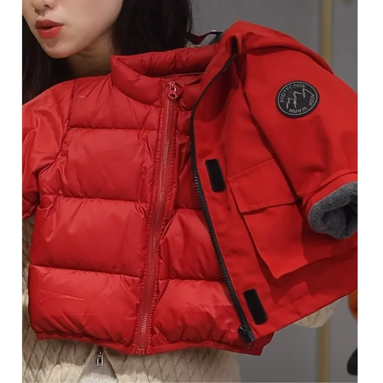 【二合一冲锋羽绒服 小洛妈咪】婴儿童羽绒服男女宝宝冬季L9汉服X