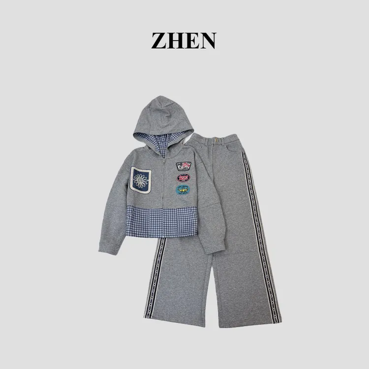 【ZHEN】25K01840 2025新款时尚气质修身显瘦设计师款时尚套装女