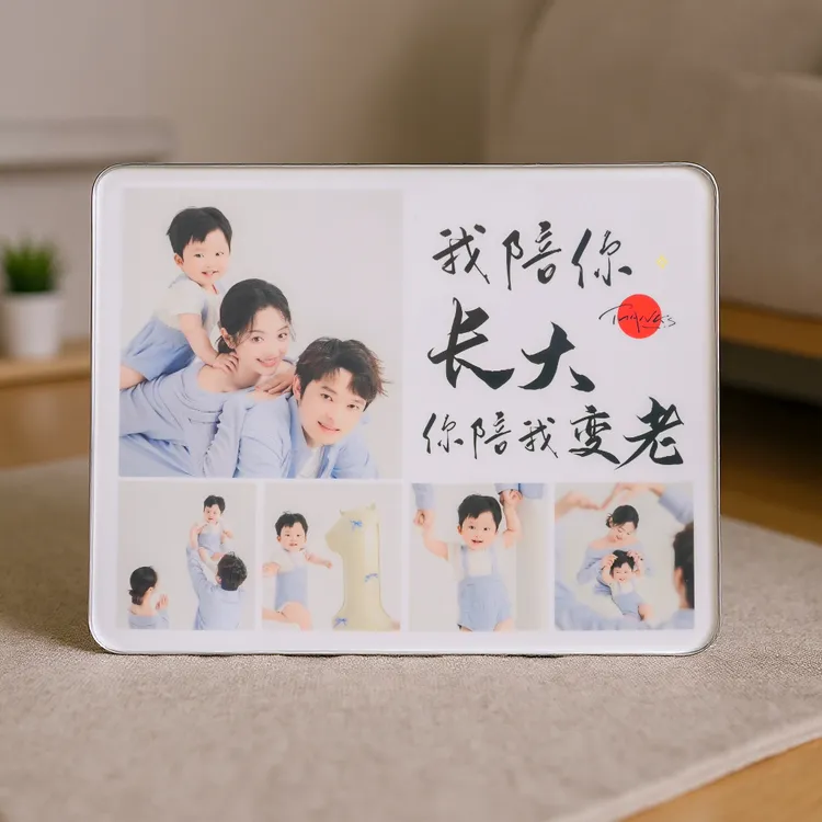 【一生一世】定制相框摆台洗照片打印宝宝情侣结婚照水晶纪念画框