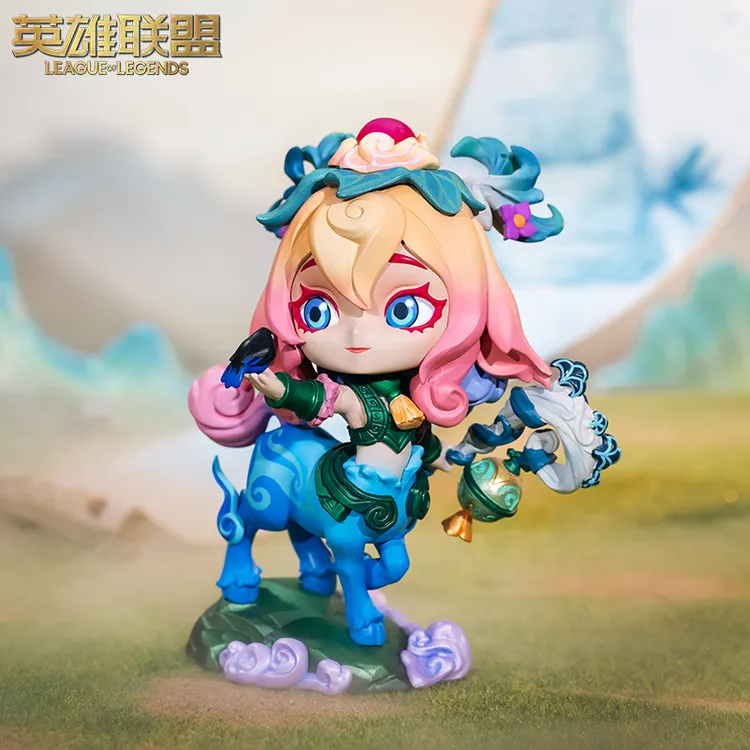 英雄联盟LOL 山海绘卷 莉莉娅 手办收藏Q版桌面摆件游戏周边