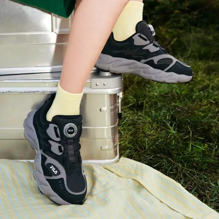 斐乐2025潮款儿童鞋秋季新款蕨草运动鞋大童休闲跑步鞋男童鞋韩系