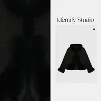  IDENTIFY秋季新款时尚拼接狐狸毛领白鹅绒外套25AWg92763
