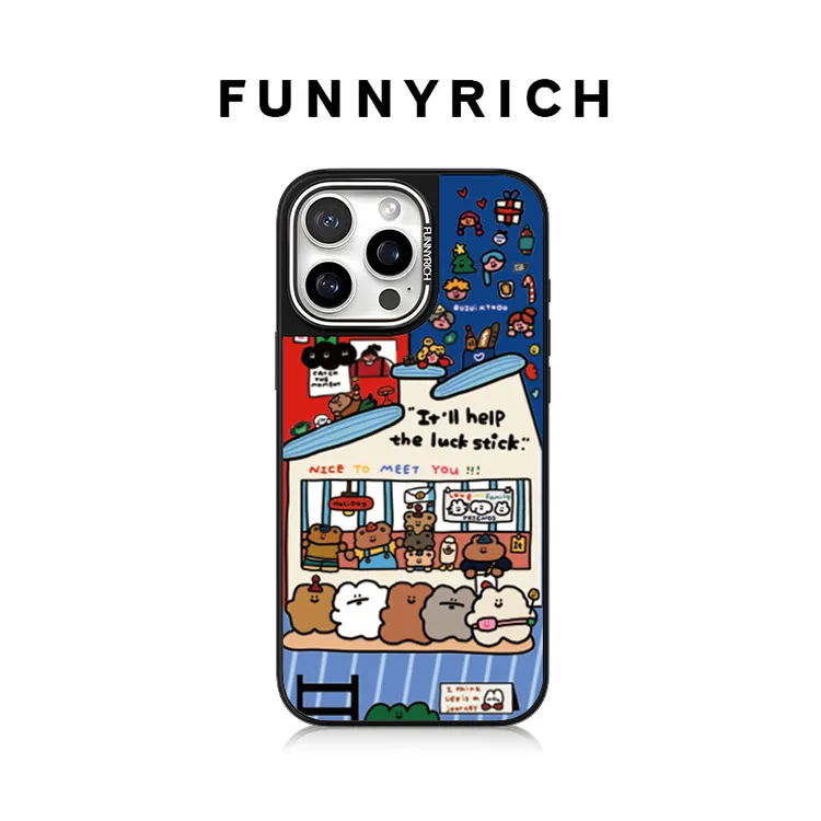 FUNNYRICH好事会发生适用iPhone17ProMax手机壳苹果16磁吸15新款