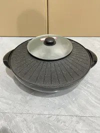 多功能涮烤一体锅火锅烤肉锅 颜色规格随机