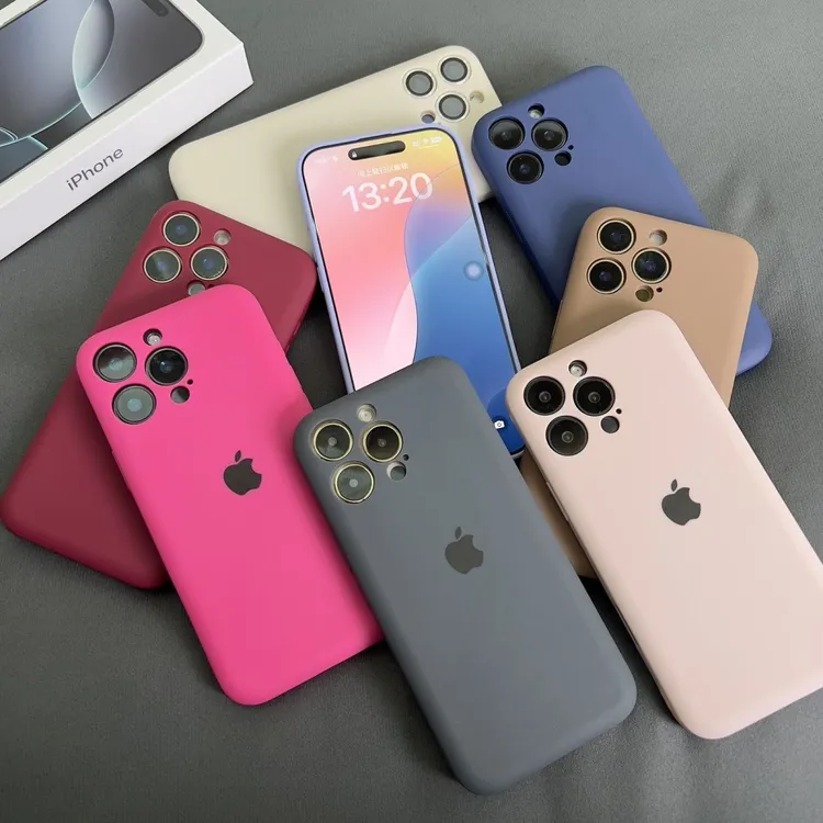 肥皂新款硅胶适用16promax全包镜头苹果16Pro手机壳15纯色14/13软