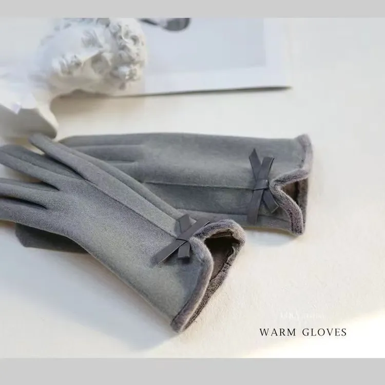 全包分指女朋友分指款手套冬天韩版保暖学生时尚网红加绒冬季防寒