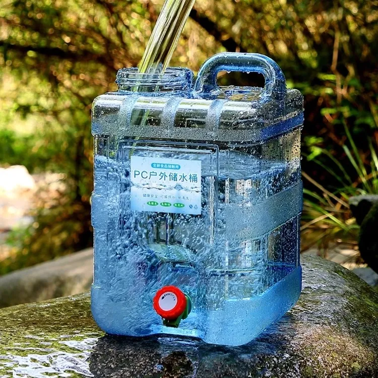 户外水桶矿泉水家用储水用车载带水龙头蓄水装水饮水水桶纯净水桶