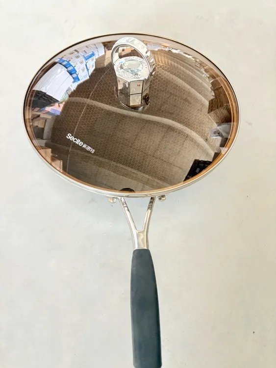 新思特316不锈钢炒锅不粘锅32口径（XST-3207）