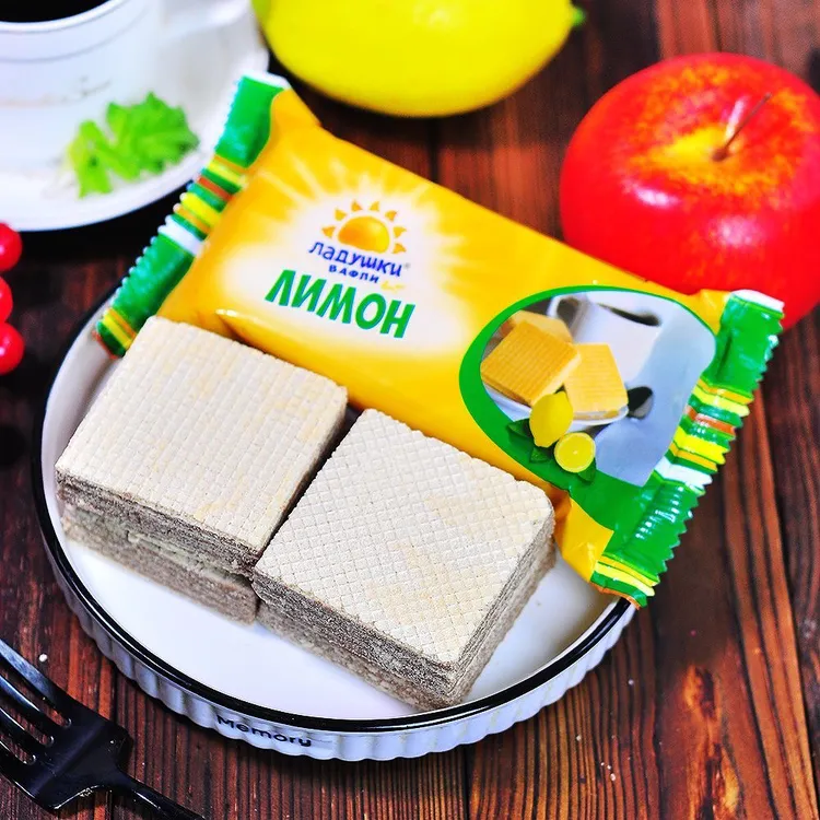 原装巧克力柠檬老式牛奶威化饼干方便携带100克包邮