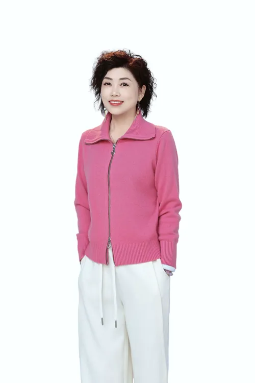 针织女毛针织衫修身大翻领开衫网红女装秋冬长袖 DY495