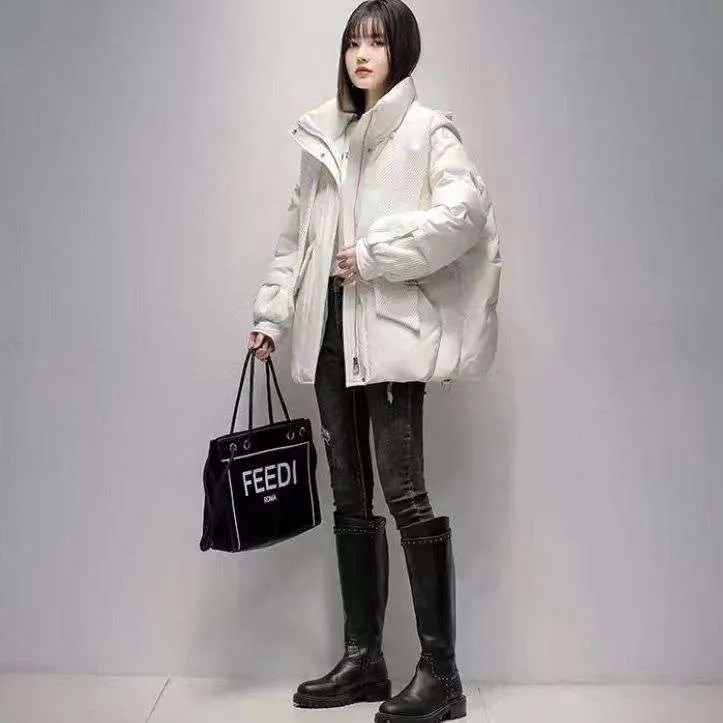 【奥莱清仓】棉服女2025冬季新短款小个子款学生外套羽绒棉衣棉服