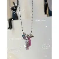 铜合金项链 小众设计小熊个性项链-67975