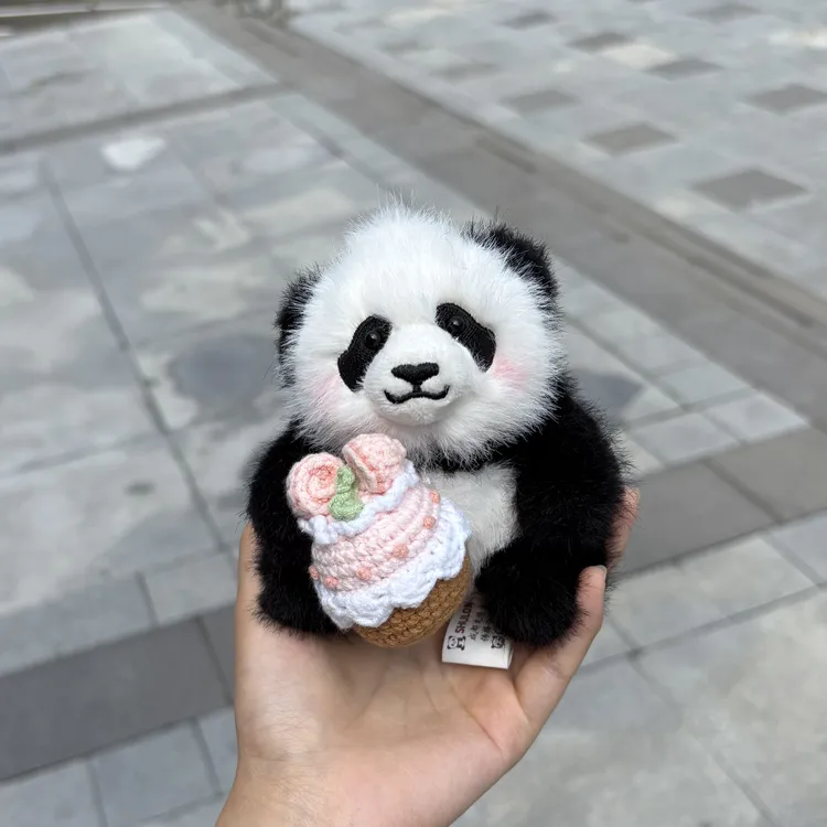 【福宝五岁生日系列公仔】福宝公仔腮红包挂公仔12cm装扮挂件